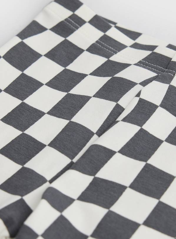 Buy Mono Halloween Checkerboard Print Leggings 3-6 months | Trousers and leggings | Tu | Tu Clothing
