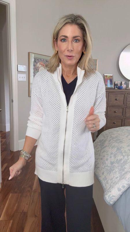 Wearing cardigan in size small
Top and pants in size 000

lightweight cardigan, varley inspired, Amazon find, summer cardigan, fashion over 40, fashion over 50, gauze, summer set, summer outfit 

#LTKover40 #LTKfindsunder50 #LTKVideo