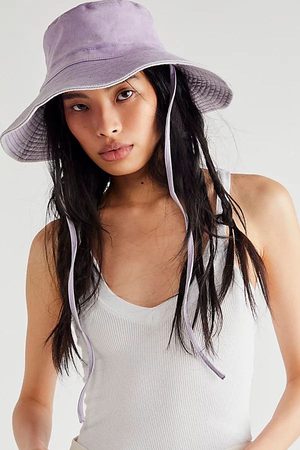 Lake Washed Bucket Hat by RAHI at Free People, Lavender Silk, One Size | Free People (Global - UK&FR Excluded)