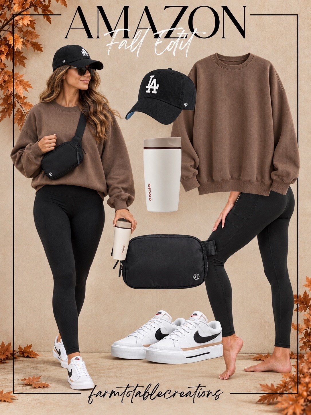 Amazon Cozy Errand Day Outfit 🍂 Comfy, cute, and perfect for an easy fall day! I love an oversized sweatshirt with leggings, sneakers, and a baseball cap for running errands or grabbing coffee. These Amazon finds make the whole look so easy to pull together. 🤎

#AmazonFashion #AmazonFinds #FallFashion #FallOutfit #CozyOutfit #CasualStyle #AmazonStyle #ootd #ootn

#LTKootd #LTKMidsize #LTKTravel