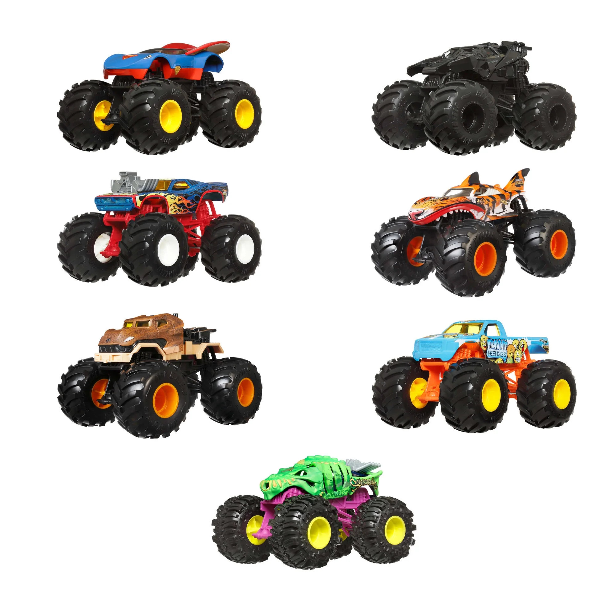 Hot Wheels Monster Trucks Oversized Die-Cast Toy Truck in 1:24 Scale (Styles May Vary, Items May ... | Walmart (US)