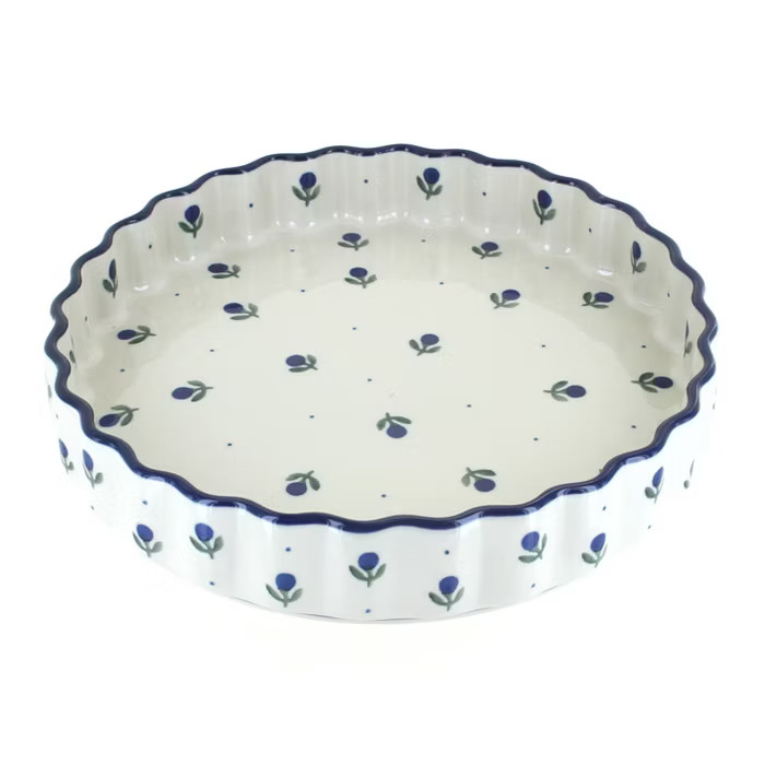 Blue Rose Polish Pottery Blueberry Torte Dish | Target