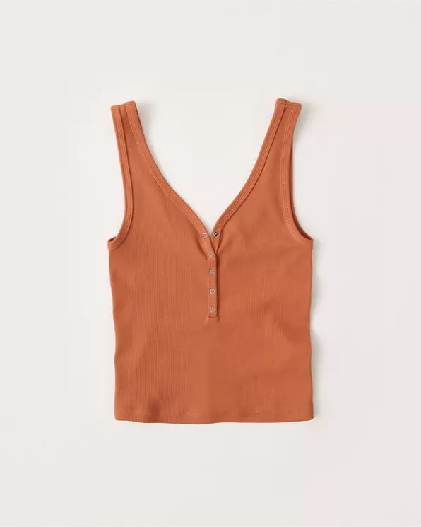 Slim-Fit Henley Tank Top | Abercrombie & Fitch US & UK
