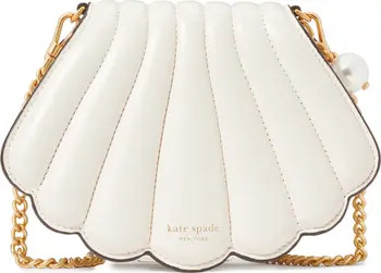 what the shell pearlized smooth leather seashell crossbody | Nordstrom