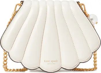 what the shell pearlized smooth leather seashell crossbody | Nordstrom