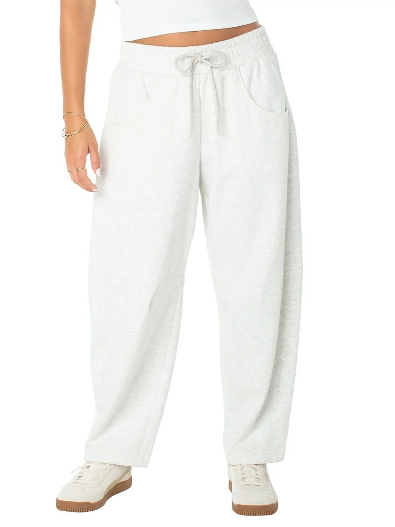 Celebrity Pink Women's Barrel Leg Sweatpants, Sizes XS-XXXL | Walmart (US)