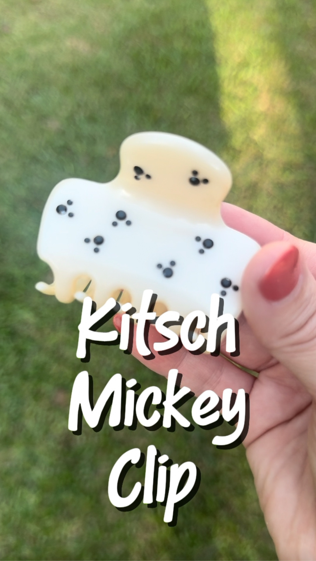 Who knew a hair clip could be this cute? 😍✨ #KitschxMickey #hairstyle #hairclip #disneystyle #disneybound 

#LTKStyleTip #LTKTravel #LTKBeauty