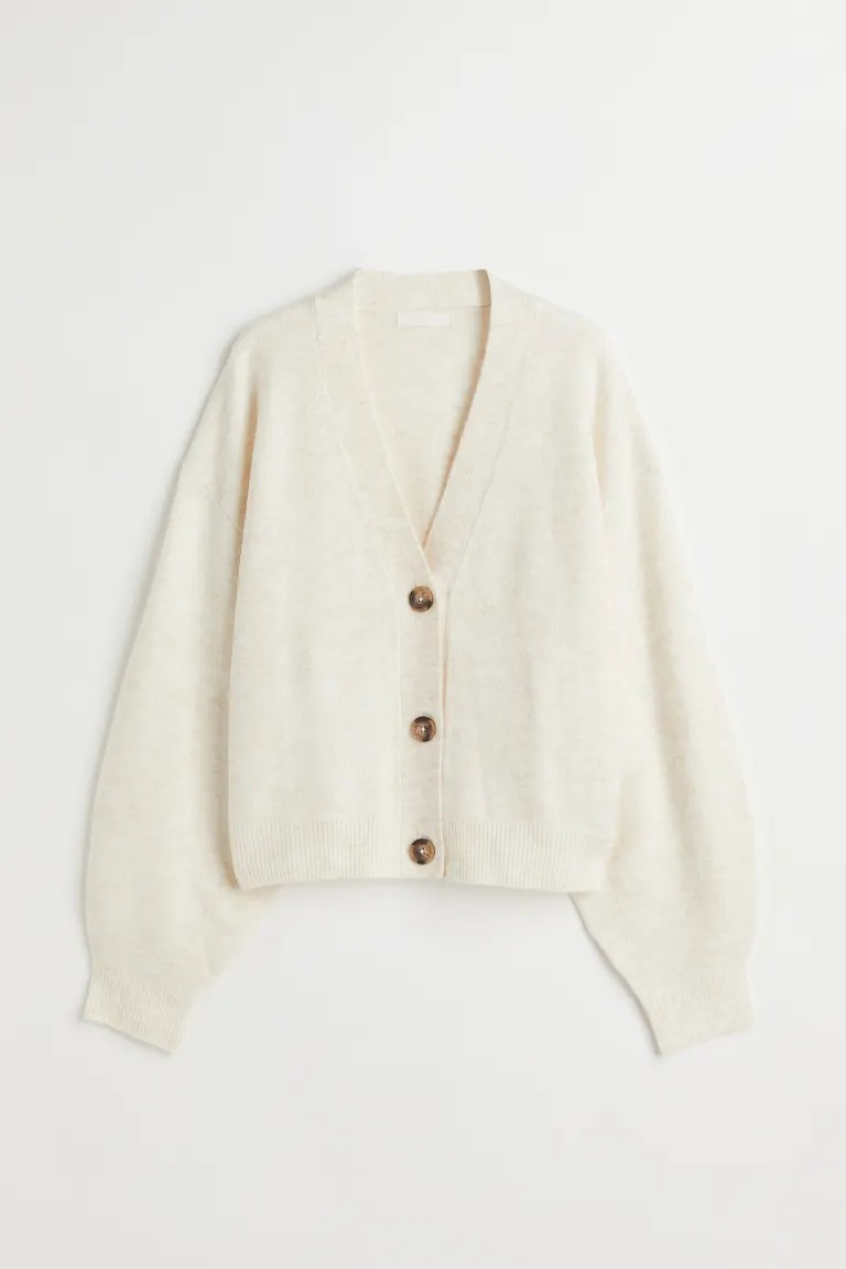 V-neck cardigan | H&M (UK, MY, IN, SG, PH, TW, HK)