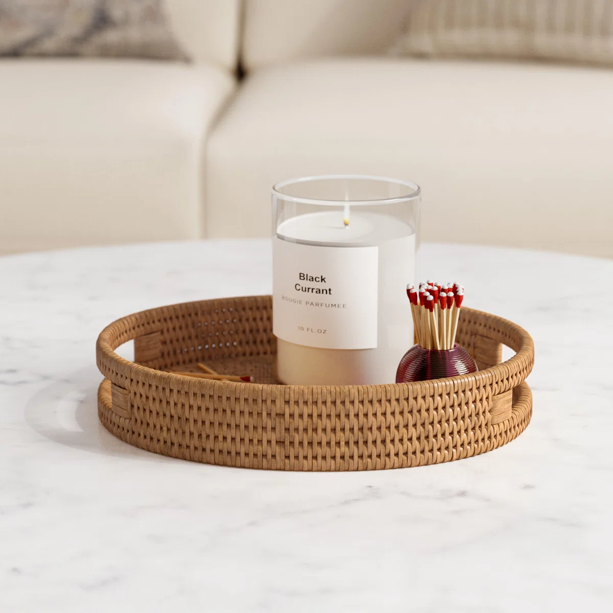Monell Wicker Tray | Wayfair North America