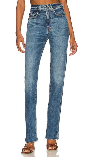 Sara Super High Rise Slim Straight in Hollywood Hills | Revolve Clothing (Global)