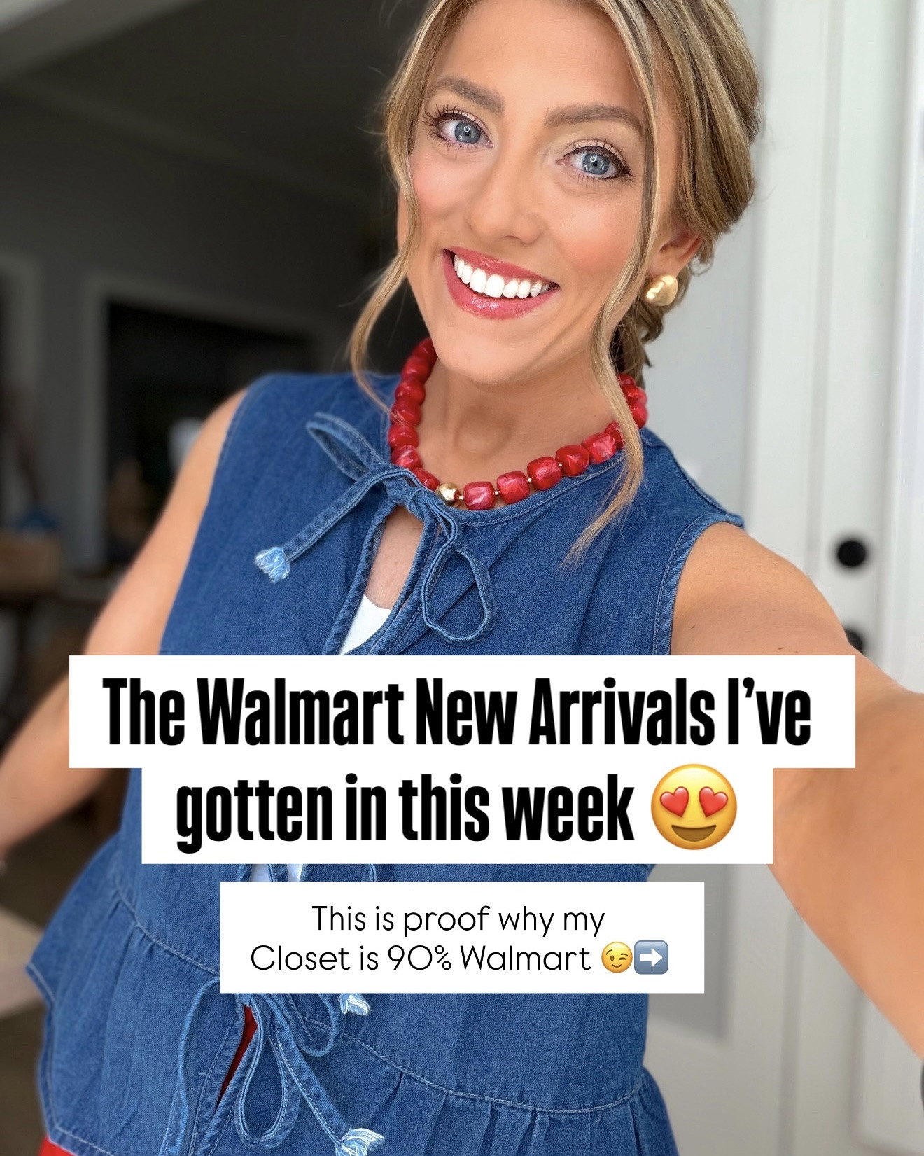 Walmart New Arrivals That I can’t get enough of 😍🇺🇸

Just when I think Walmart fashion can’t get any better… they drop all of this! 😁❤️ From the cutest patriotic graphic tees and summer dresses to matching sets, athleisure, crochet tops, floral denim shorts, and the jelly sandals everyone keeps asking about — this week’s Walmart new arrivals are SO good.

I’m especially obsessed with the red athleisure dress, the blue floral matching set, and that navy midi dress that looks way more expensive than it is. And can we talk about those clear jelly sandals with the gold detail?! ✨

Everything is affordable, easy to style, and perfect for summer, vacations, backyard BBQs, Fourth of July outfits, everyday mom life, and everything in between. Walmart has truly been delivering lately, and these finds are proof why my closet is basically 90% Walmart at this point. 😂

✨ Wearing my true size XS in most pieces.
✨ So many items are under $30.
✨ Several of these styles come in multiple colors.

Which find is your favorite?! ❤️💙

#WalmartFashion #WalmartFinds #WalmartStyle #WalmartNewArrivals #SummerFashion #AffordableFashion #FashionFinds #PatrioticStyle #RedWhiteAndBlueStyle #FourthOfJulyOutfits #SummerOutfits #MidiDress #MatchingSet #AthleisureDress #GraphicTees #CrochetTop #DenimShorts #JellySandals #BudgetFriendlyFashion #LTKStyle #FashionOver30 #MomStyle #EverydayStyle #SummerWardrobe #WalmartHaul

#LTKootd #LTKPetite