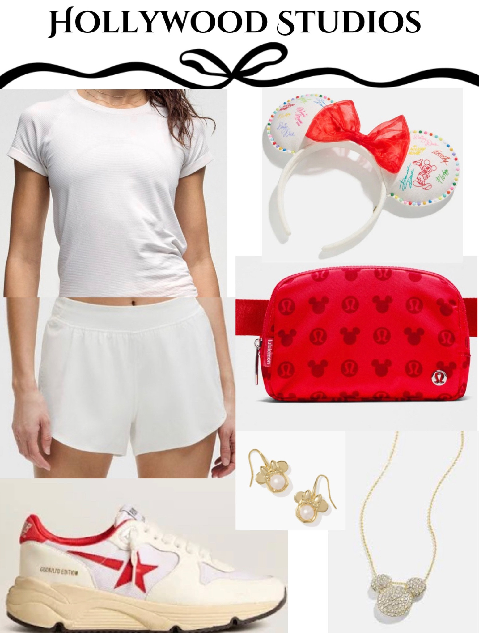 My Favorite Disney outfit so far❤️🤩 Lulu Lemon shorts, swiftly shirt, and belt bag pair perfectly with the goldens! Also loving the Kendra Scott and Bauble Bar combo. The perfect Disney Ears🫶🏻

#LTKStyleTip #LTKTravel #LTKActive