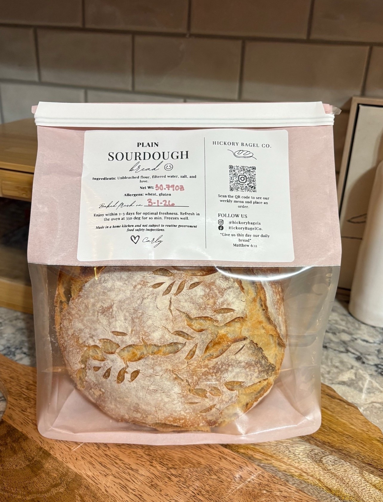 Proof that sourdough can be stylish too 💗🍞 Obsessed with this pink bread bag for keeping my loaves fresh!

#walmart #baking #sourdough #madewithlove #bread

#LTKfoodie