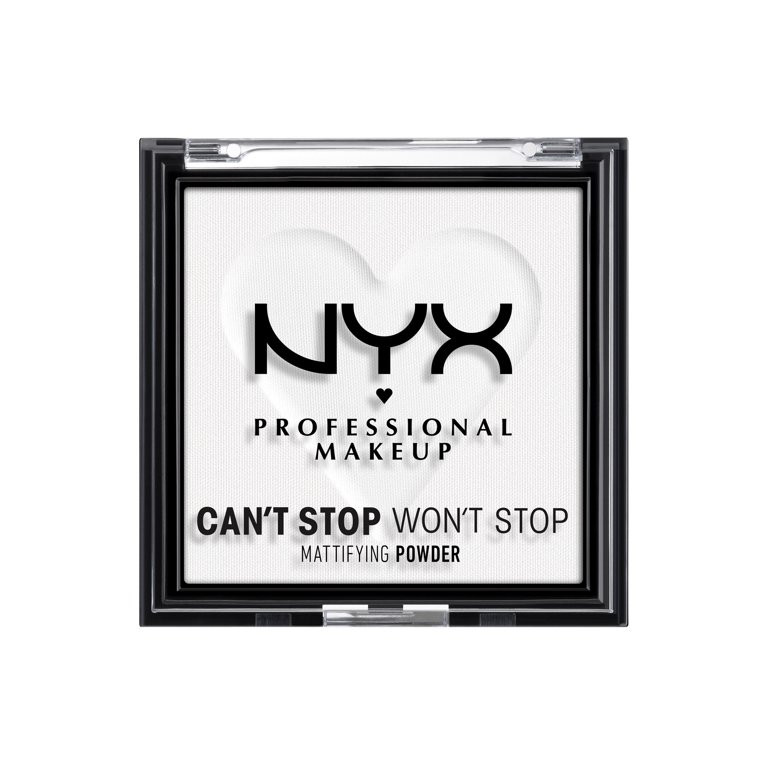 NYX Professional Makeup Can't Stop Won't Stop Mattifying Pressed Powder, Bright Translucent, 0.21... | Walmart (US)