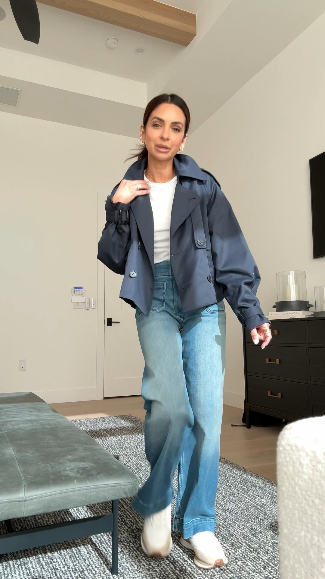 Comfy outfit for a field trip day with my cutie! Wearing an xs jacket and true size 24 in denim' 

#LTKmomlife #LTKPetite #LTKgrwm