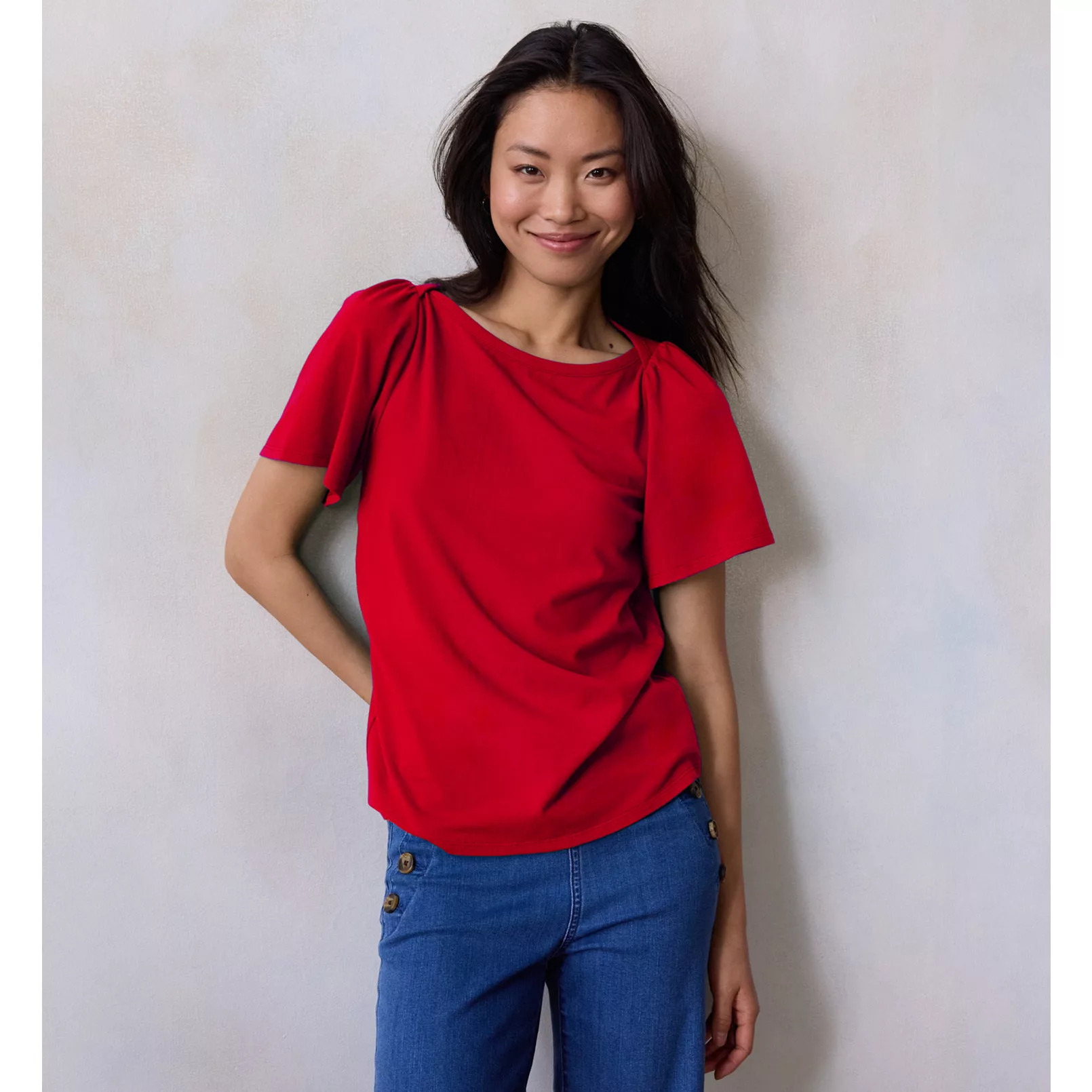 Women's LC Lauren Conrad Envelope Neckline T-Shirt | Kohl's