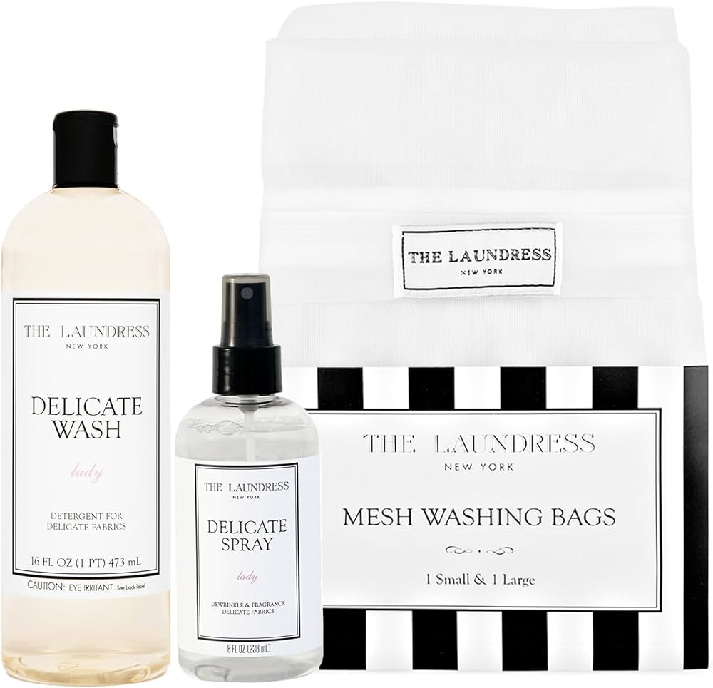 The Laundress Silk & Delicates Care Set, Holiday Gift Set, Delicate Wash, Delicate Fabric Spray, ... | Amazon (US)
