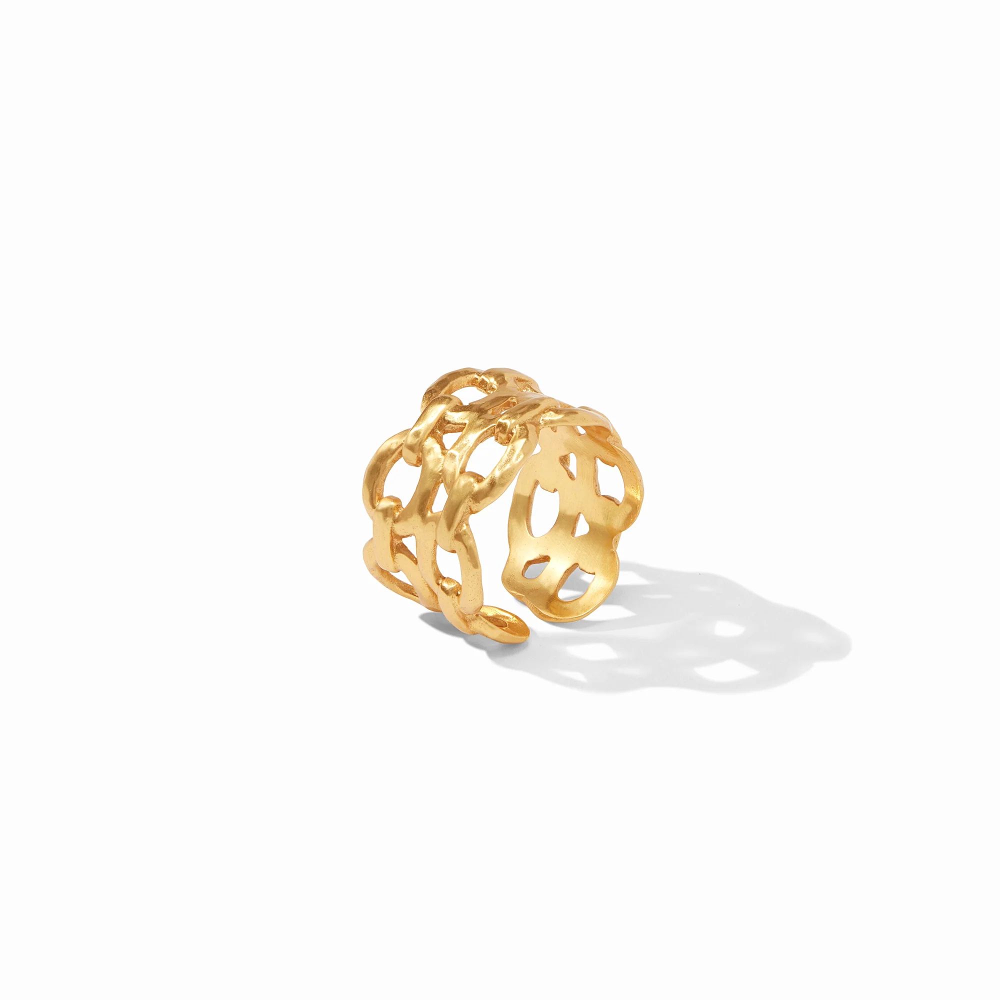 Palermo Gold Chain Link Ring | Julie Vos | Julie Vos