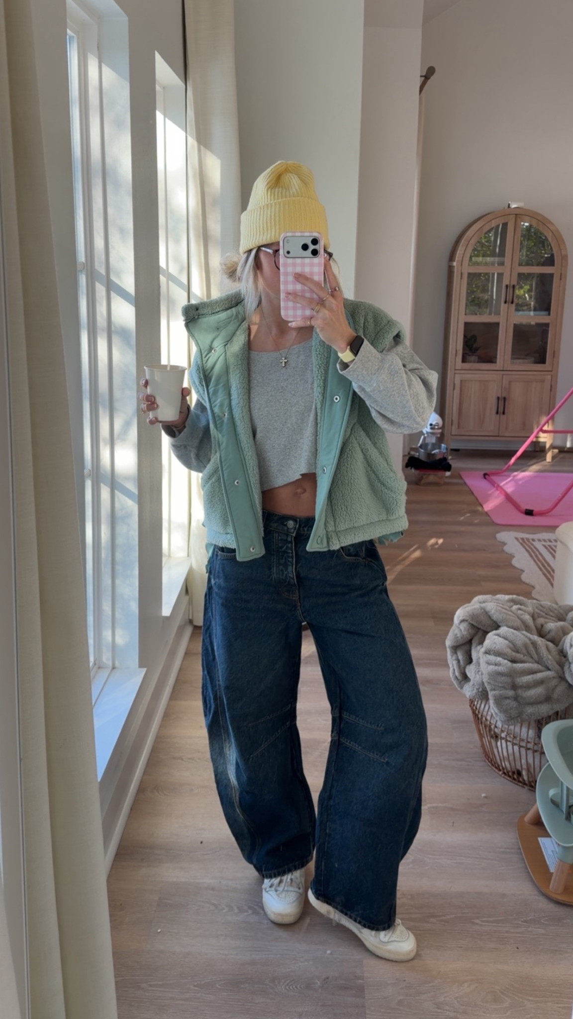 I love these jeans! They are my most-worn style and the dark wash is perfect for winter! My vest is unlinkable- I linked similar! 

#LTKdayinmylife #LTKmomlife #LTKootd