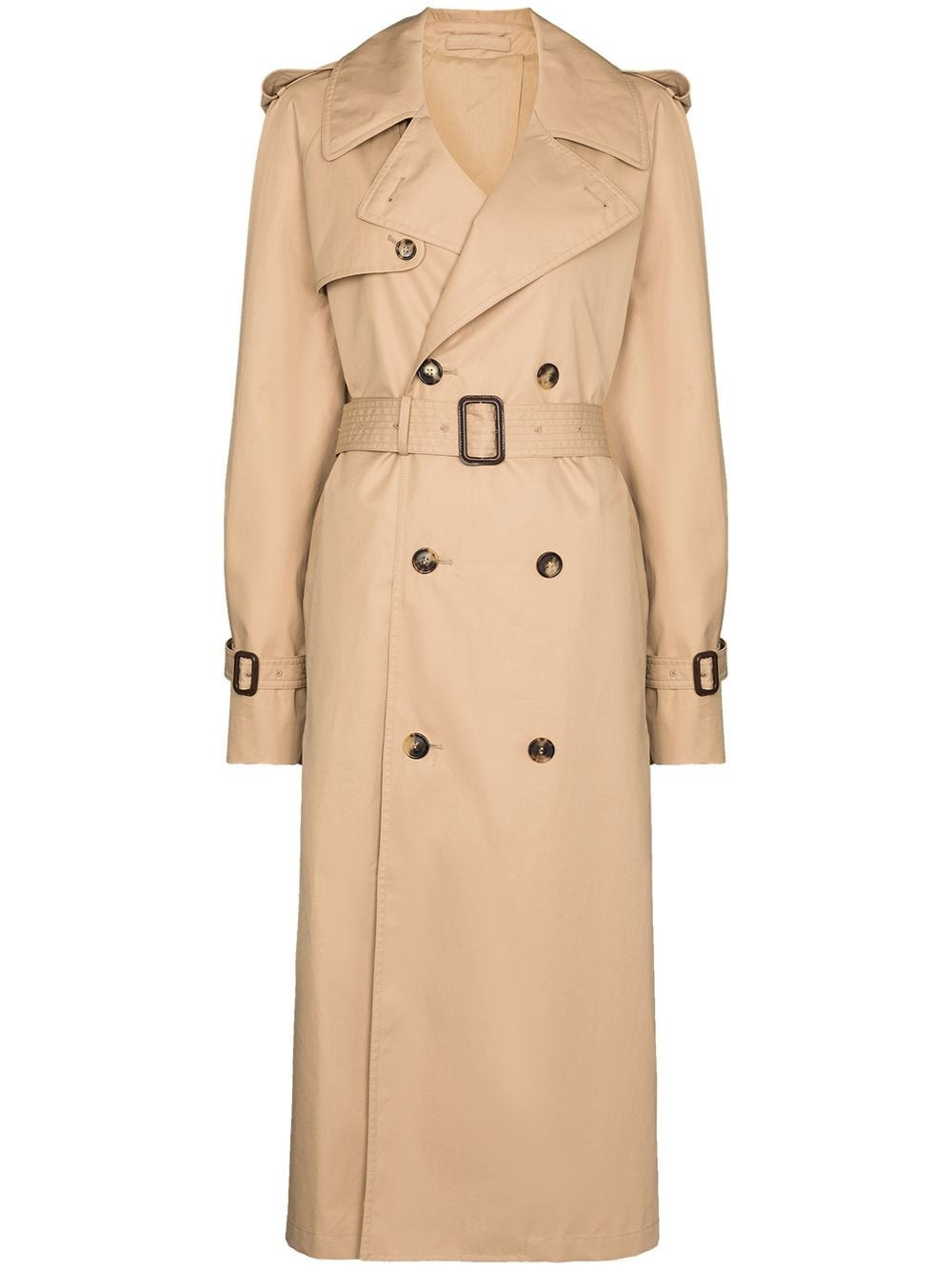 WARDROBE.NYC belted double-breasted trench coat - Neutrals | Farfetch Global