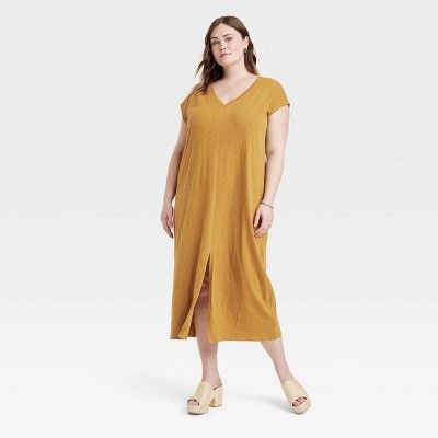 Women's Short Sleeve V-Neck Knit Dress - Universal Thread™ | Target