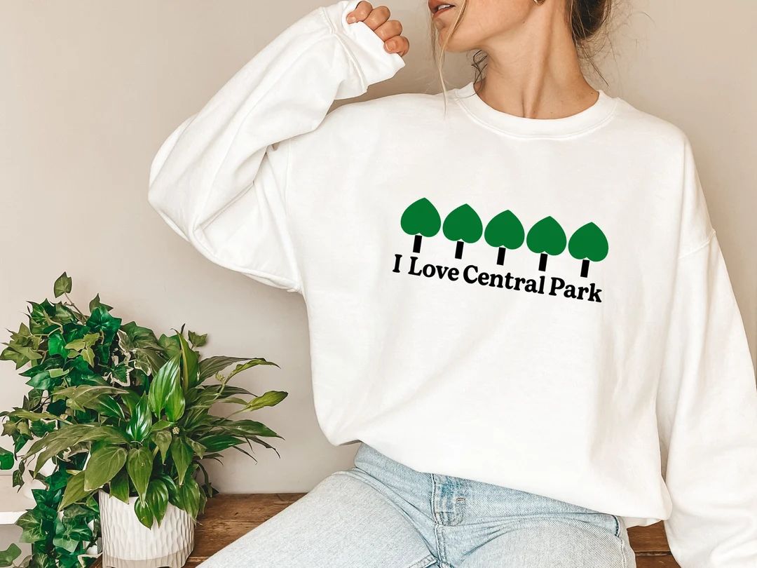 I Love Central Park Sweatshirt, And Just Like That Sweatshirt, College Sweatshirt | Etsy (US)