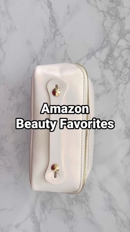 Amazon Beauty Favorites! I absolutely love this faux leather makeup bag that opens flat. It’s great for at home and travel. 

The silicone makeup brush holder and silicone beauty blender case are so convenient and help keep your makeup bag clean and brushes clean. 

These affordable beauty blenders don’t need any water because they are so soft. All of my favorite makeup finds are clean beauty. 

This pencil sharpener is the best sharpener I’ve used for makeup pencils.

#LTKbeauty #LTKFind #LTKtravel