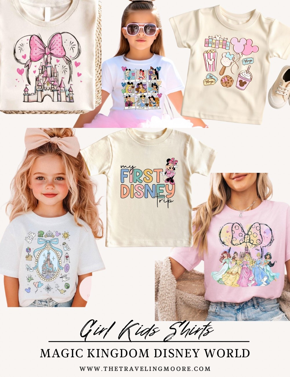 What to wear to Disney World for girls, girls Disney shirts 

#LTKTravel #LTKKids #LTKFamily