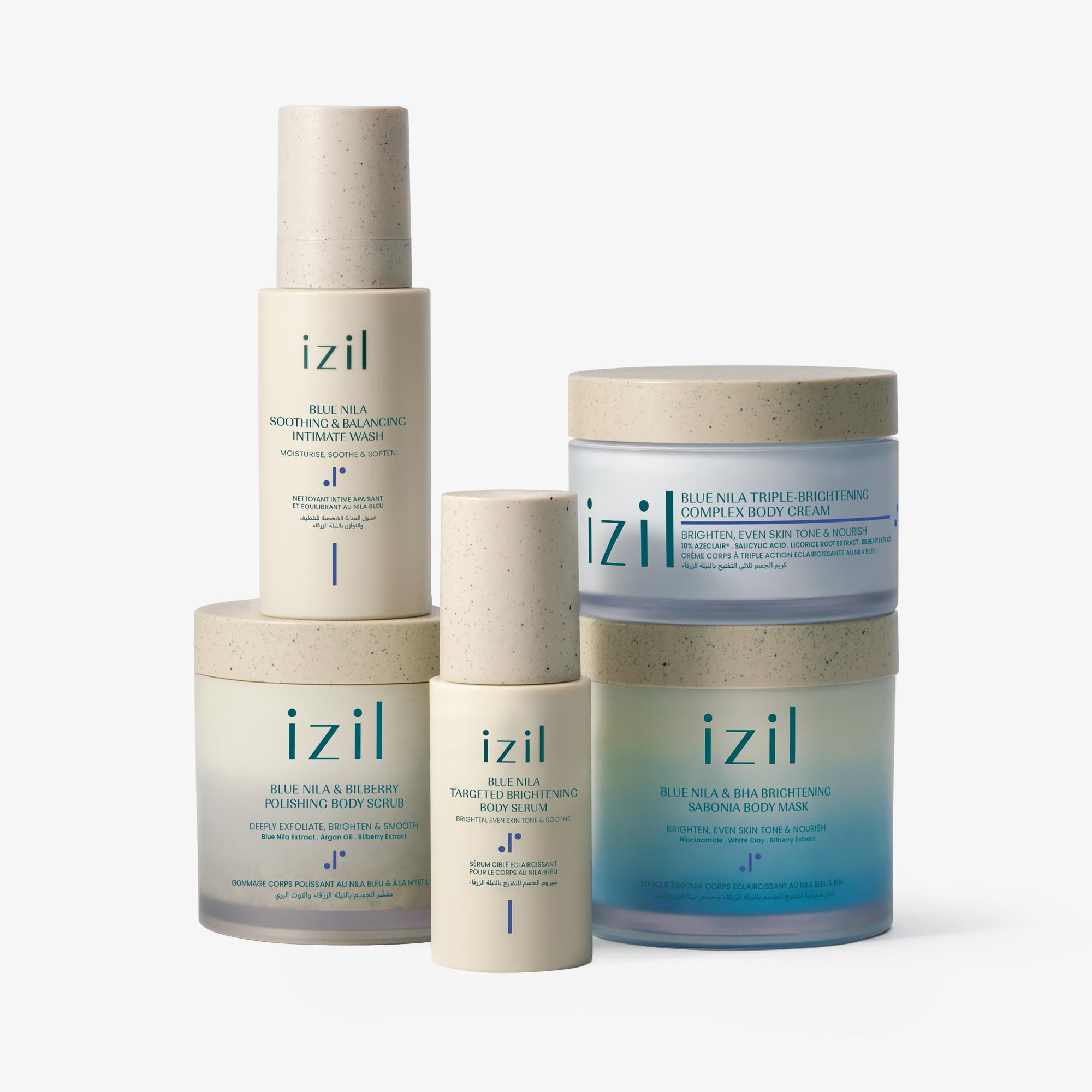 Shop Blue Nila Brightening Body Ritual Online | IZIL Beauty UAE | Izil Beauty