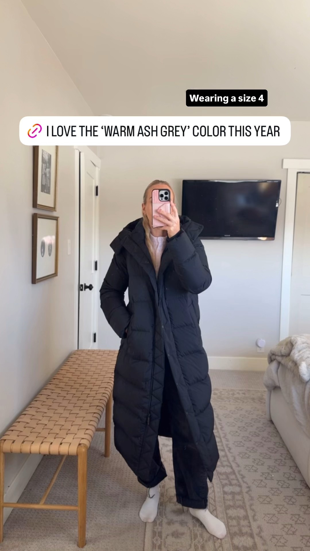 My other favorite long puffer jacket. I’m a size 4  

#LTKGiftGuide