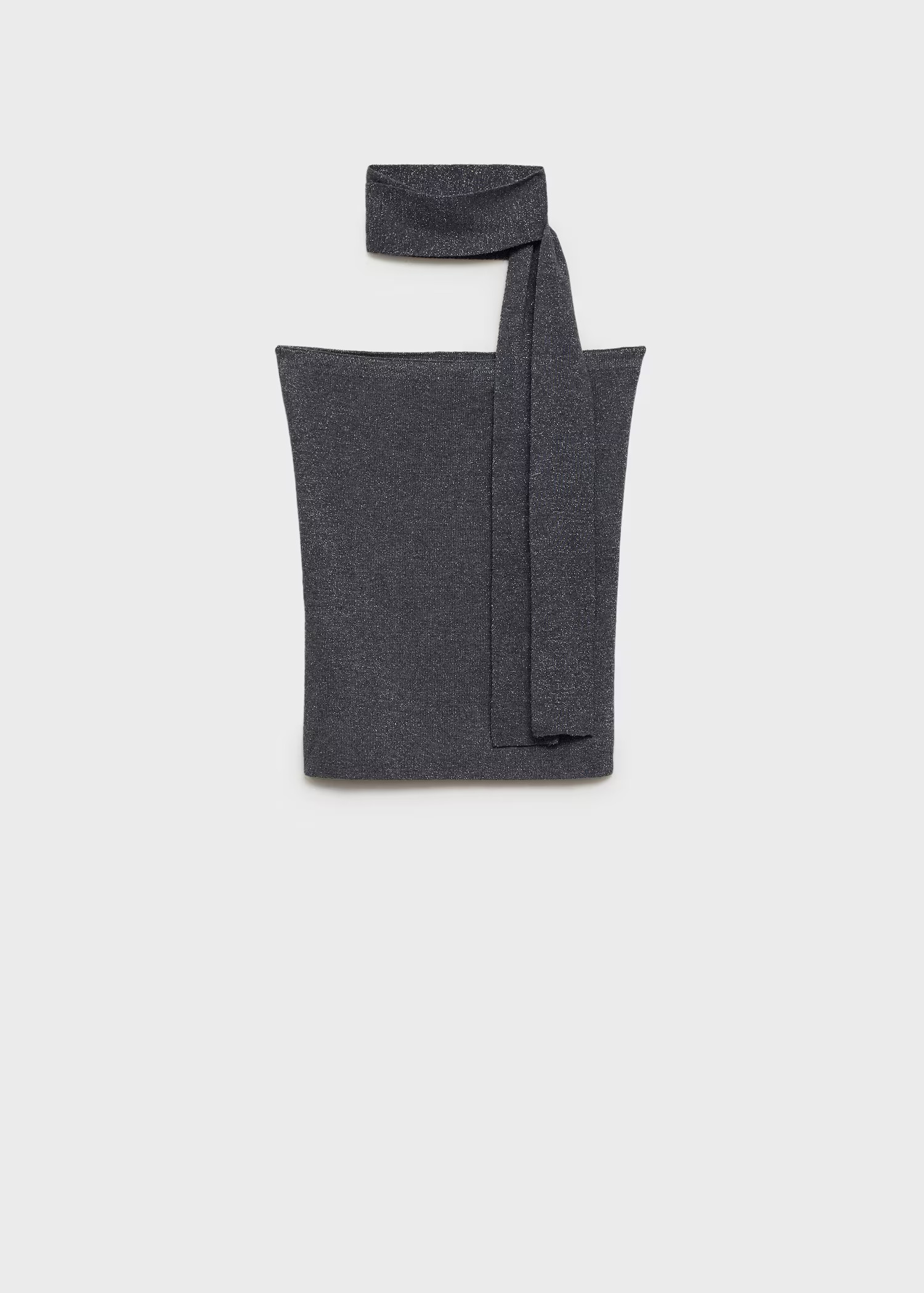 Gestrikte lurex top - Dames | MANGO Nederland | Mango EU