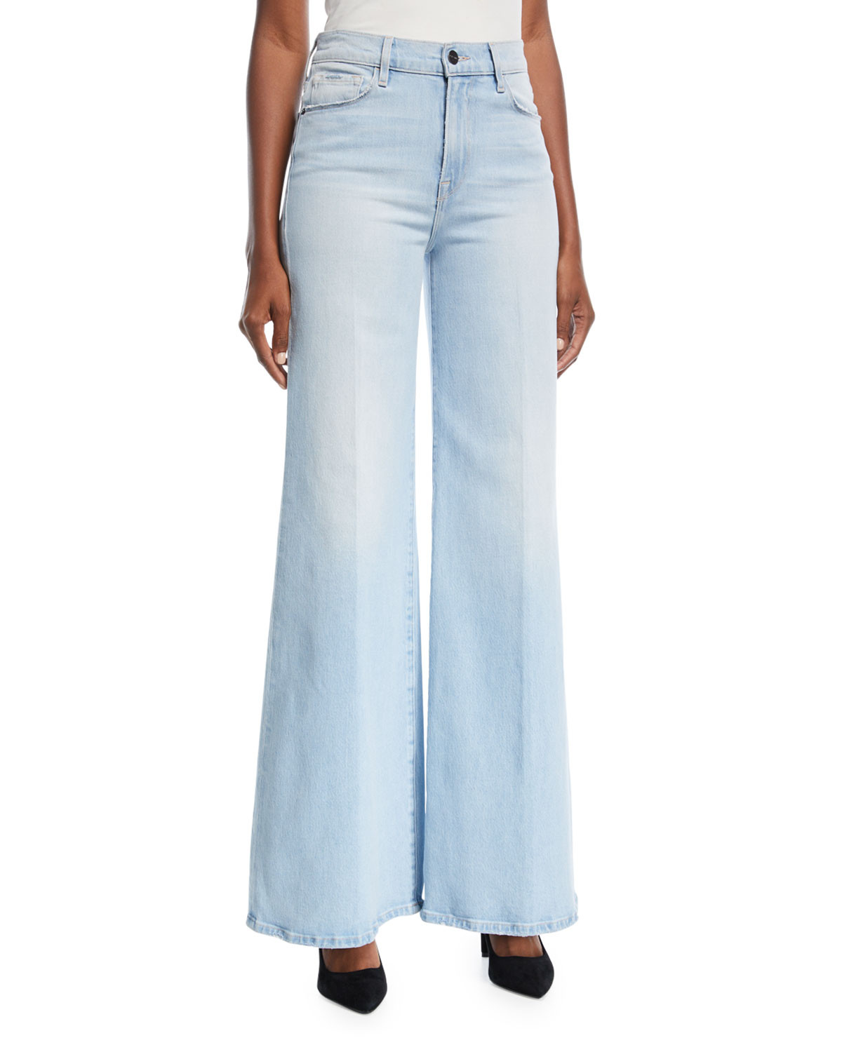Le Palazzo High-Rise Wide-Leg Pants | Neiman Marcus