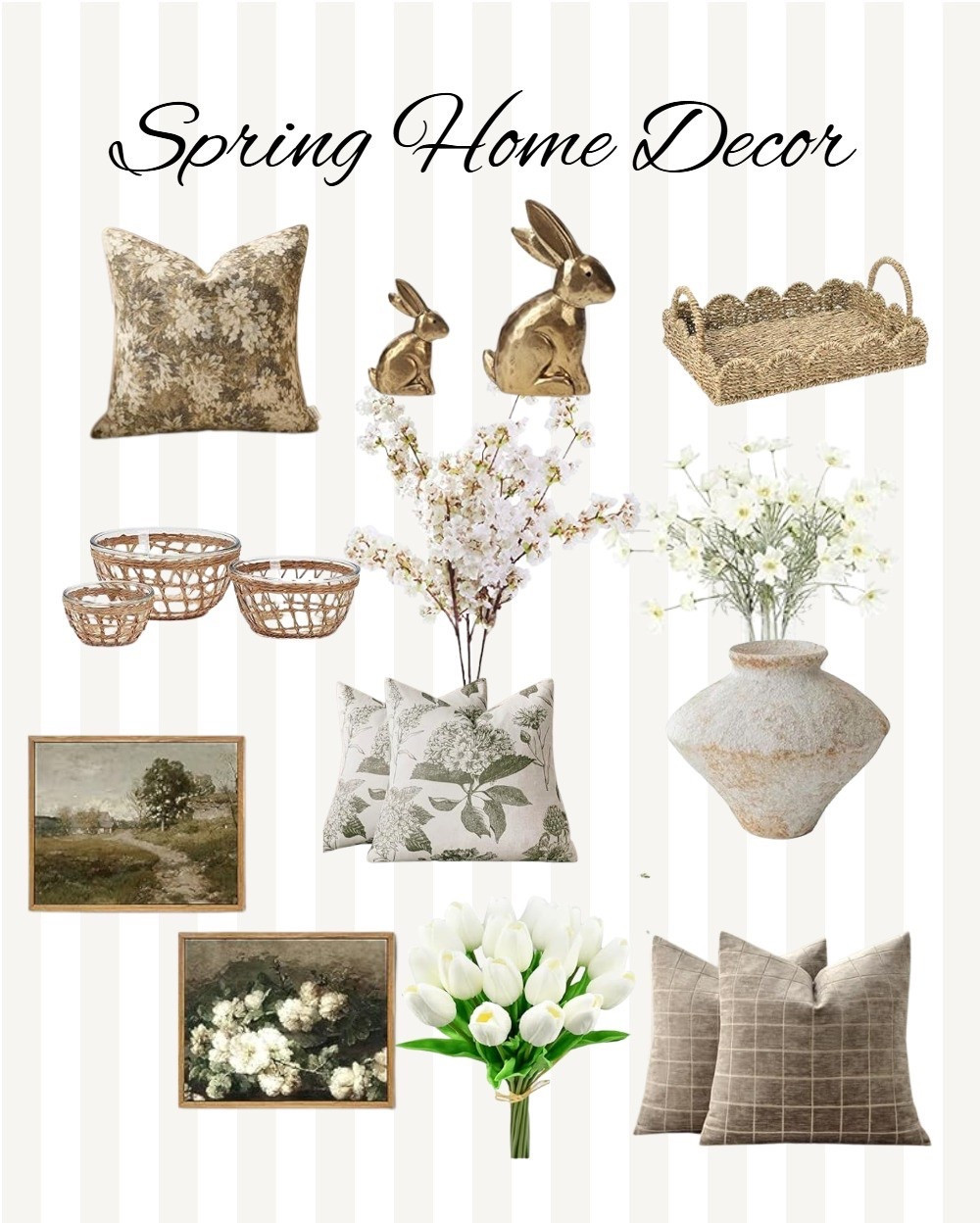 Spring home decor, Easter decor, pillows, table decor

#LTKSeasonal #LTKSpringSale #LTKHome