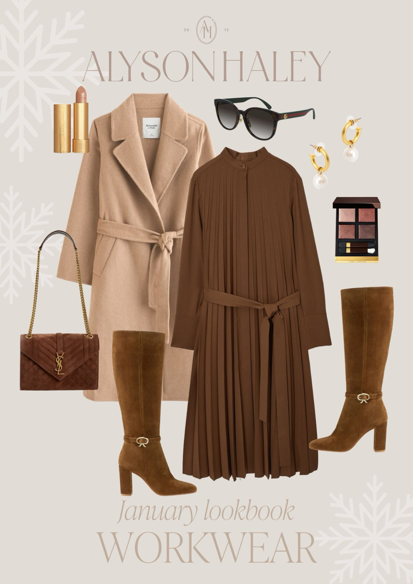 Winter workwear outfit idea. I love this tie detail dress and knee high boots. 

#LTKSeasonal #LTKworkwear #LTKstyletip