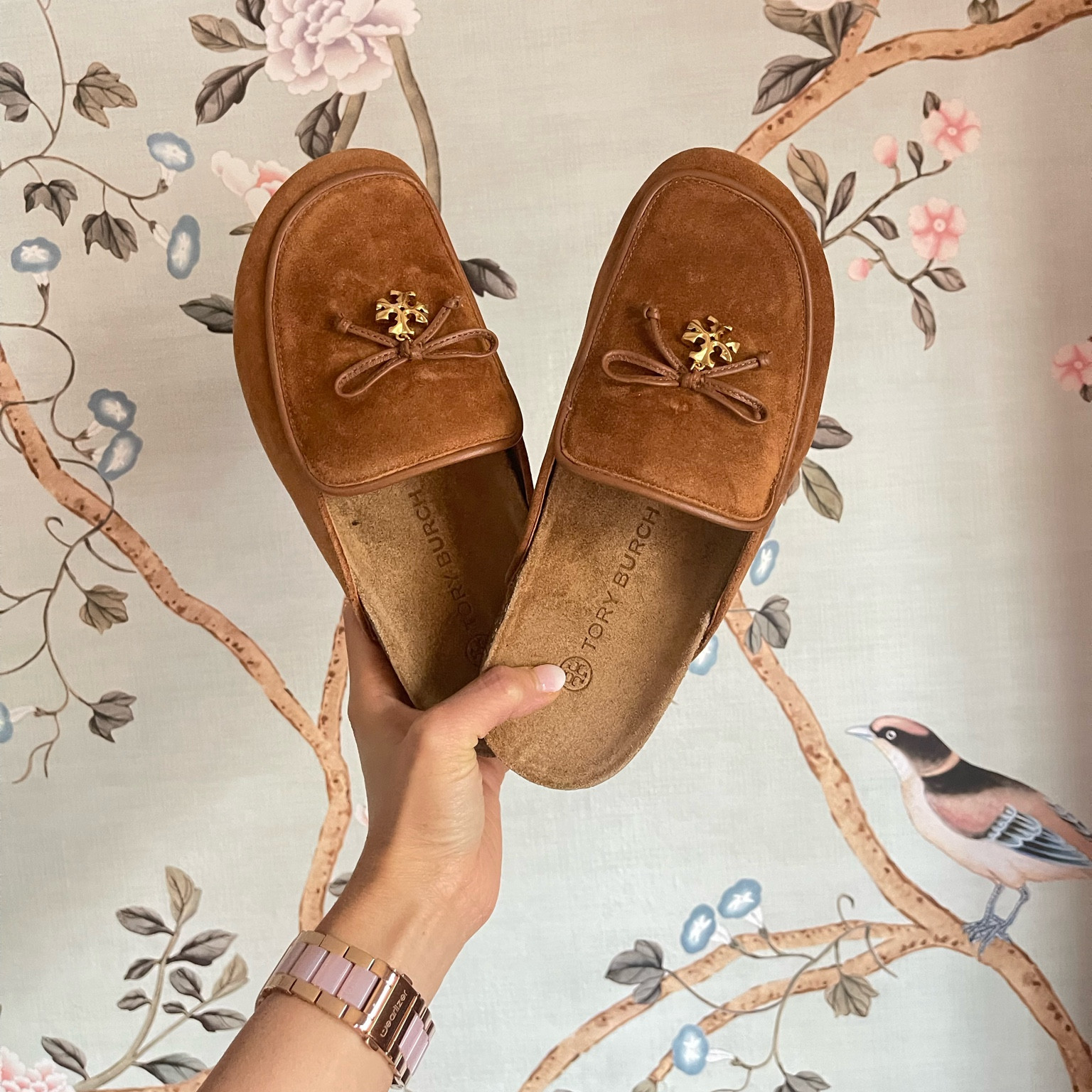 Tory Burch charm mule. 40% off. Black available 

#LTKSeasonal #LTKsalealert