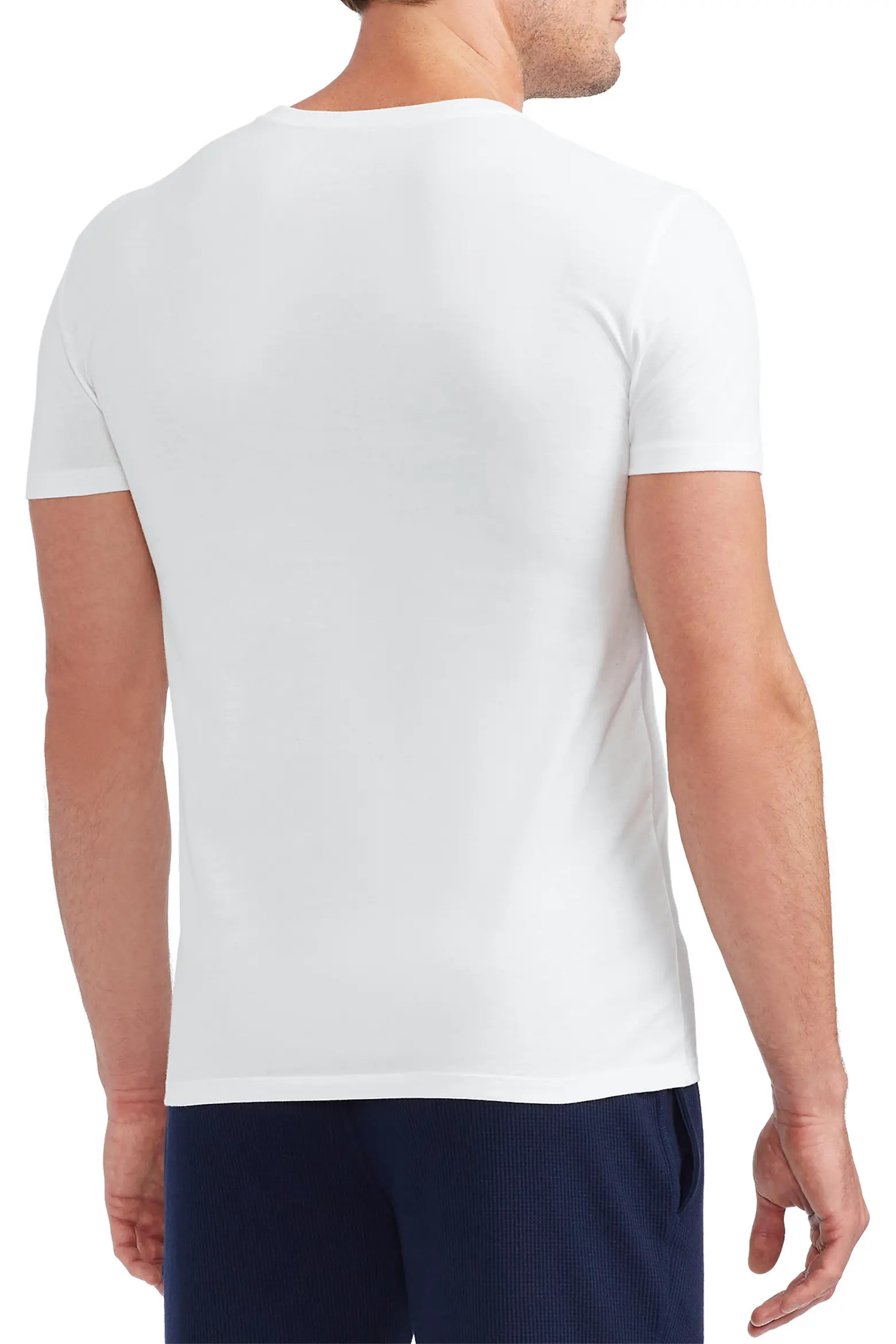 3-Pack Classic Logo Embroidered Crewneck Undershirts (Men) | Nordstrom | Nordstrom