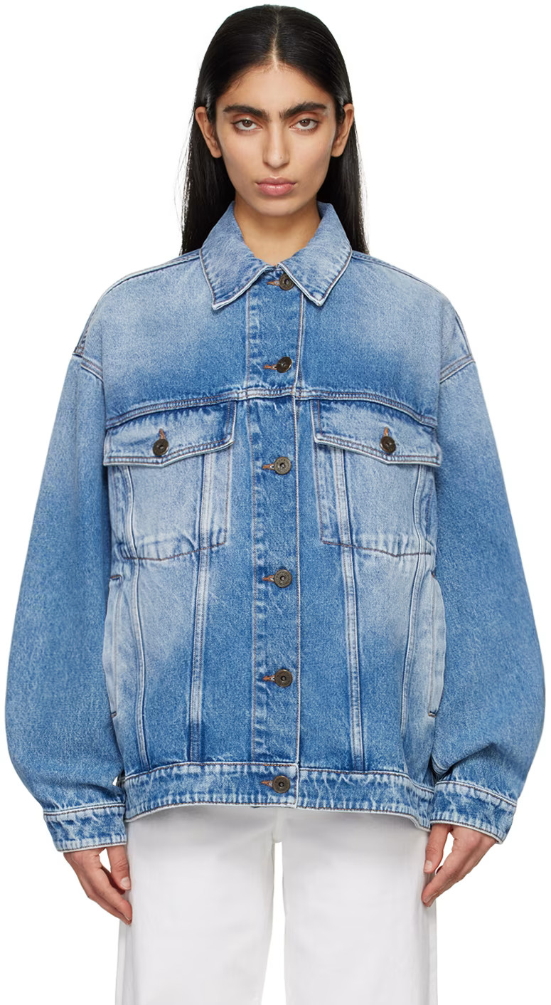 Blue Pio Denim Jacket | SSENSE
