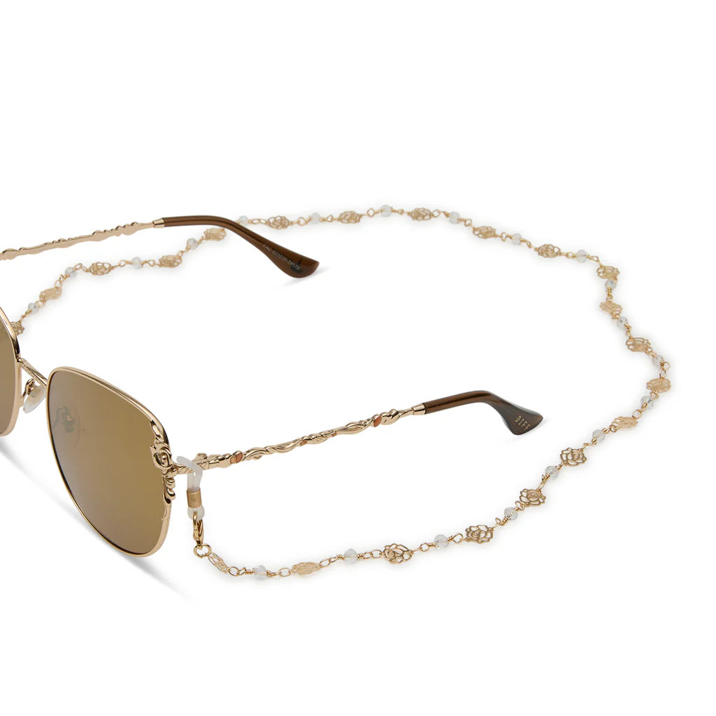 DISNEY PRINCESS CHAIN - BELLE + GOLD CHAIN | DIFF Eyewear