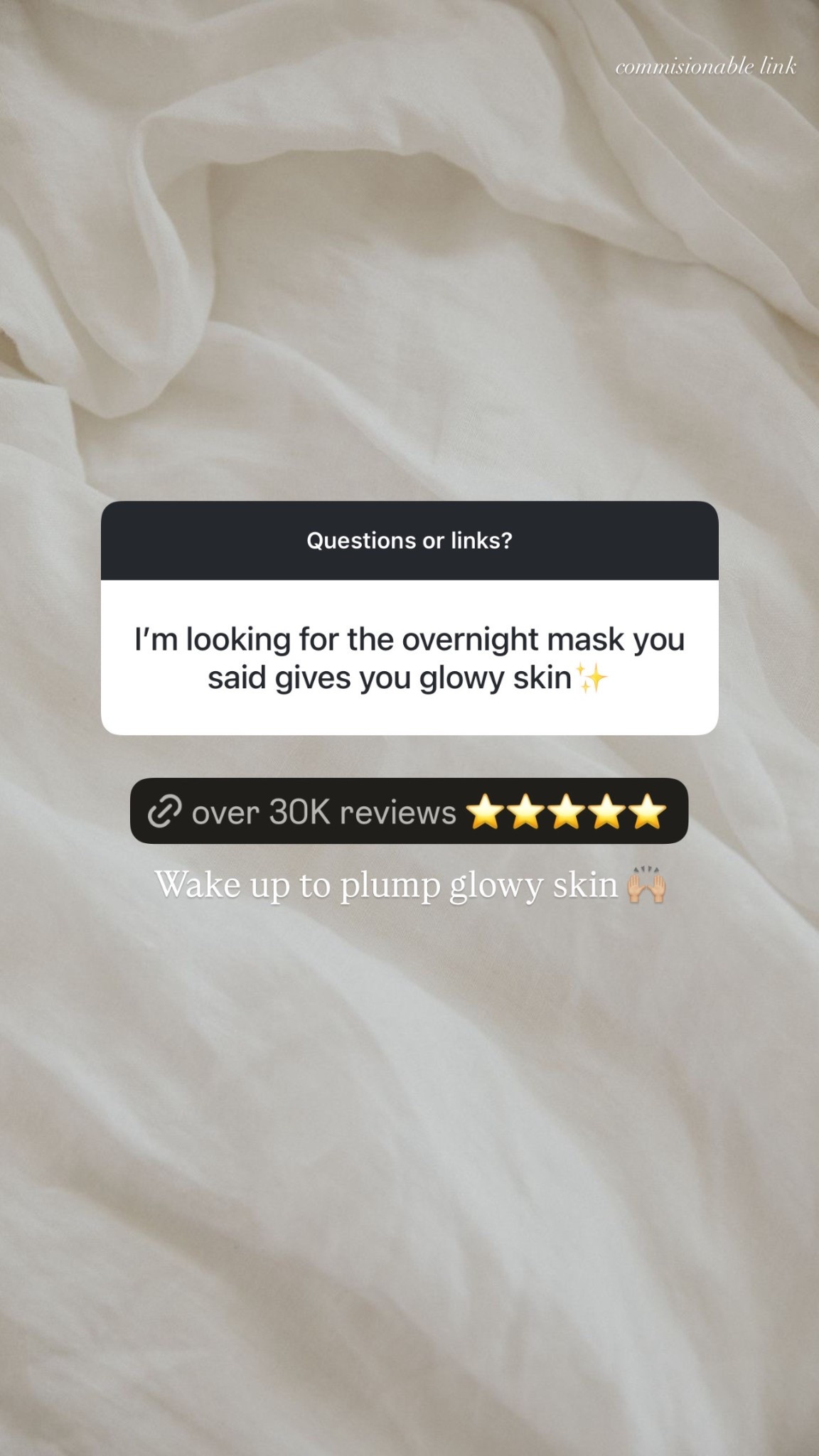 Wake up to plump glowy skin🙌🏼

#LTKBeauty #LTKselfcare #LTKmorningroutine