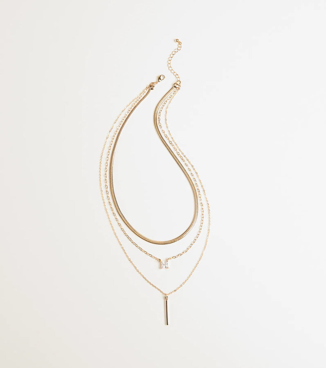 Glittering Dream Layered Necklace | Windsor Stores