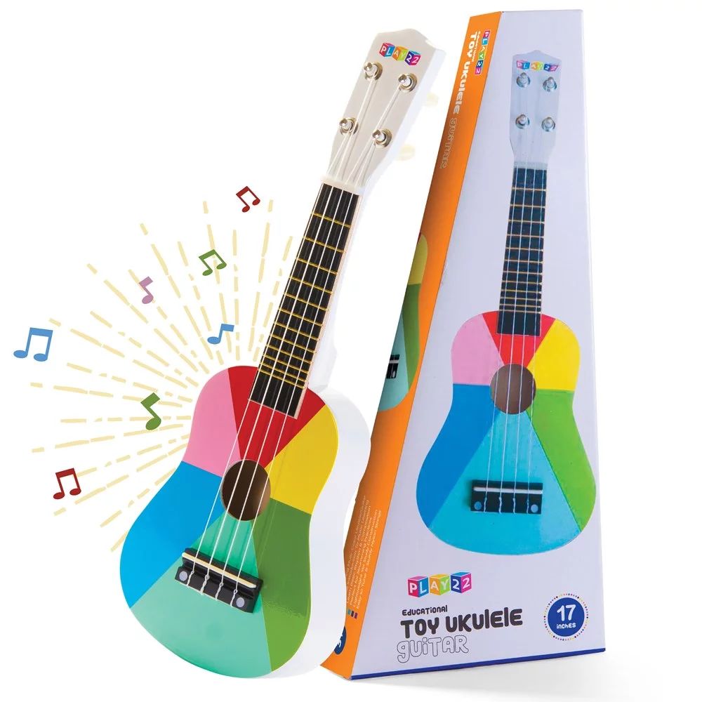 Play22USA Kids Guitar Ukulele 17 Inch 4 Strings Wooden Guitar Kids Ukulele Guitar Musical Instrum... | Walmart (US)