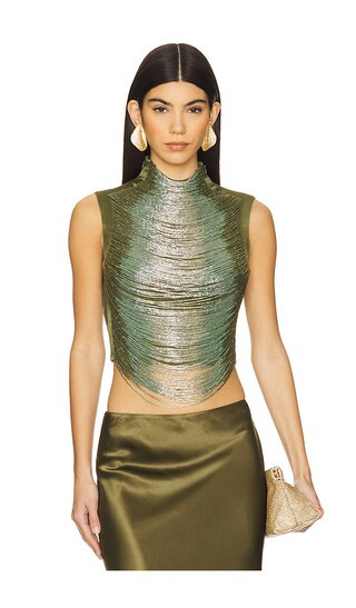Taraji Sleeveless Top in Cedar Multi | Revolve Clothing (Global)