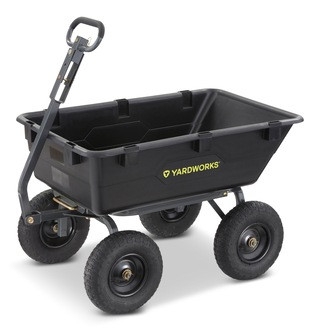 Yardworks Poly Tray 4-Wheel Garden/Yard Cart, 1200-lb | Canadian Tire
