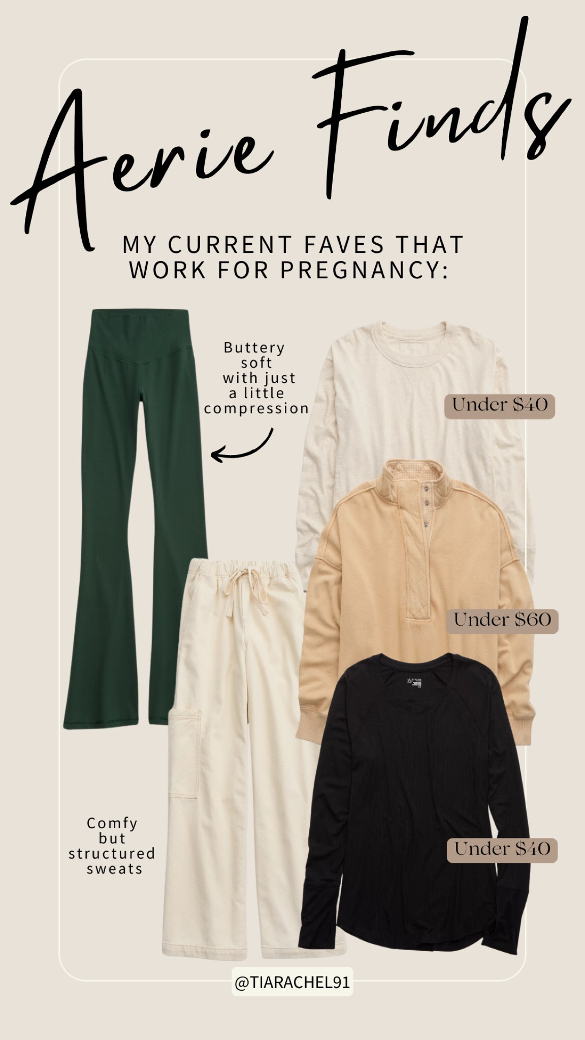 @Aerie faves perfect for my growing bump! Code “LOVEYA” for an extra 25% off everything as long as you have a (FREE) Real Rewards account! #AeriePartner #AerieREAL

#LTKFallSale #LTKSaleAlert #LTKBump