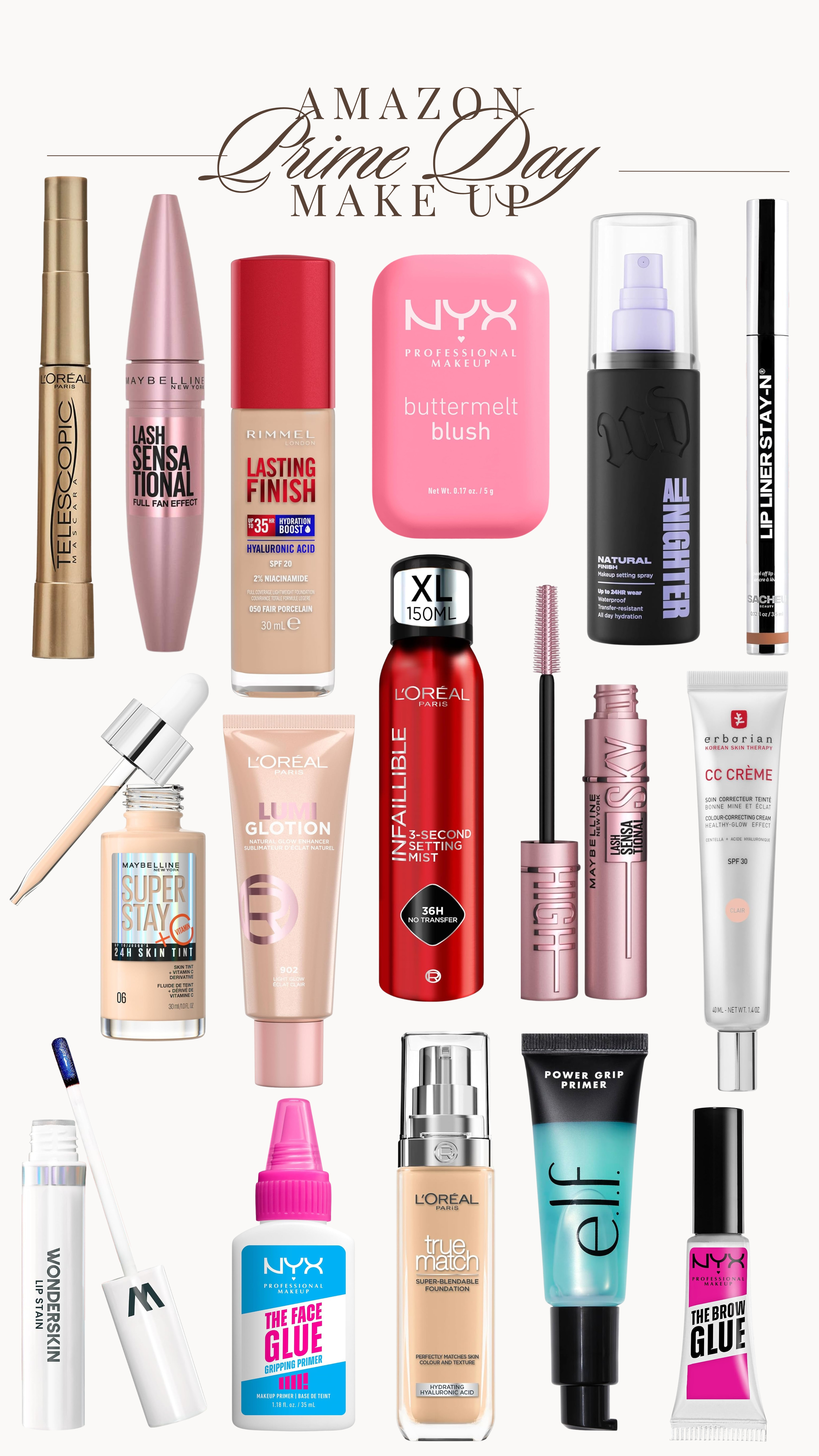 Amazon Prime Day make up favourites on sale 🩷 

 #LTKuk #LTKautumn #LTKbeauty