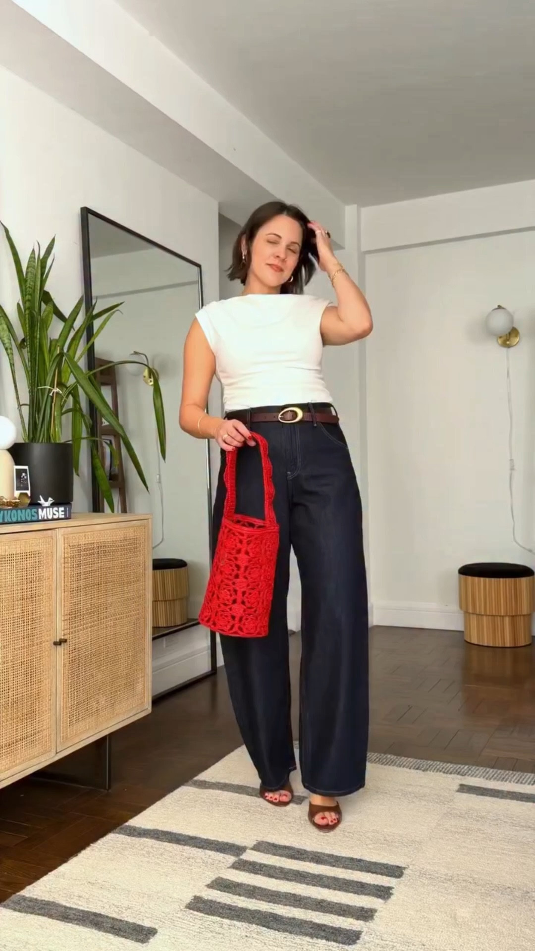 Listen, you don’t need a whole new outfit for going out with friends or date night just because it’s a new season. One of my favorite combinations is a great pair of dark wash jeans, and a simple top.

The thing that really makes it feel seasonally appropriate are the accessories. Swap the boot for a sexy heeled sandal. And ditch your boring leather bag for a straw one. These are usually easier swaps to make than overhauling your whole outfit.

Having a few easy tops like this one from @spanx makes getting ready for a night out super effortless too. Add more jewelry to dress it up if you need to!



#LTKootd #LTKdayinmylife #LTKgrwm
