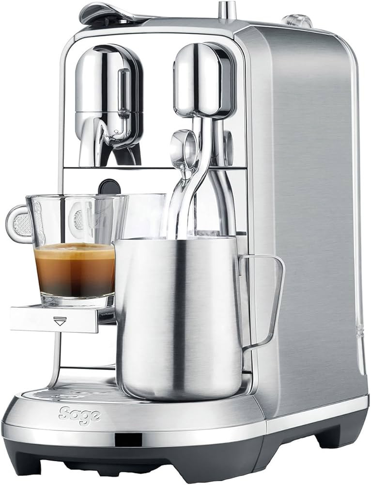 Nespresso Creatista Plus Coffee Machine by Sage, Capsule Espresso Machine, BNE800,1.5 liters, Bru... | Amazon (UK)
