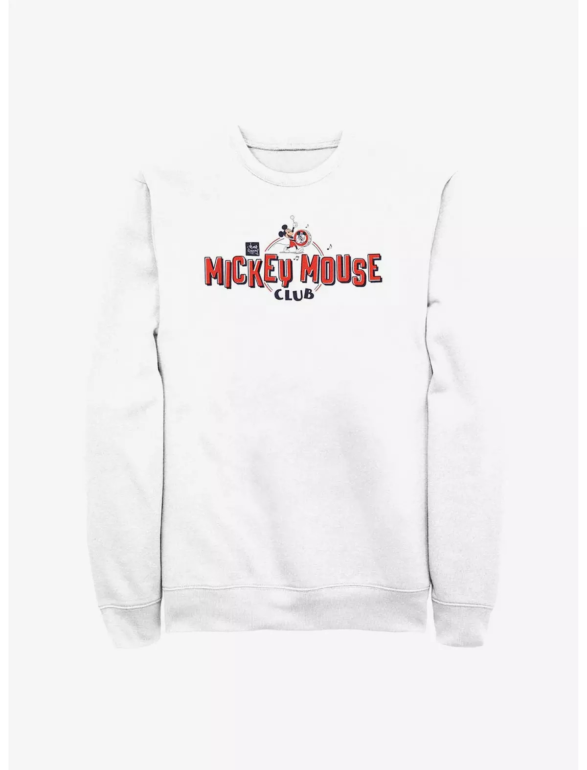 Disney 100 Mickey Mouse Club Logo Sweatshirt | Hot Topic