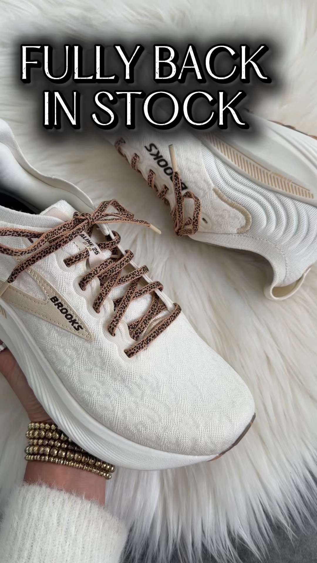 Runs true to size. Keeps selling out quickly!