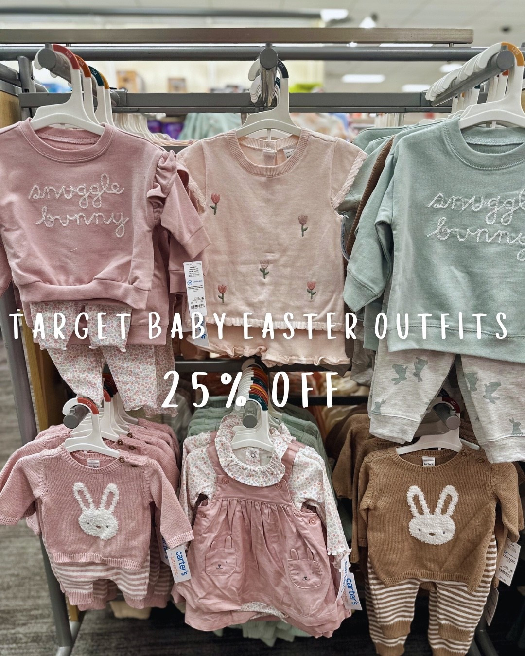 @Target has some of the cutest little clothes for Easter. They are also on sale for 25% off right now. Go snag some for your little one for Easter.🐰🐣

#targetbaby #babyspring #springsale #easterbaby 

#LTKBaby #LTKSeasonal #LTKSpringSale